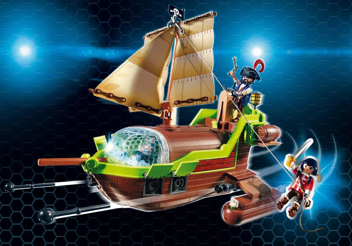 Playmobil Galjoen Kameleon 9000 - Bruin - afbeelding 5 van 6