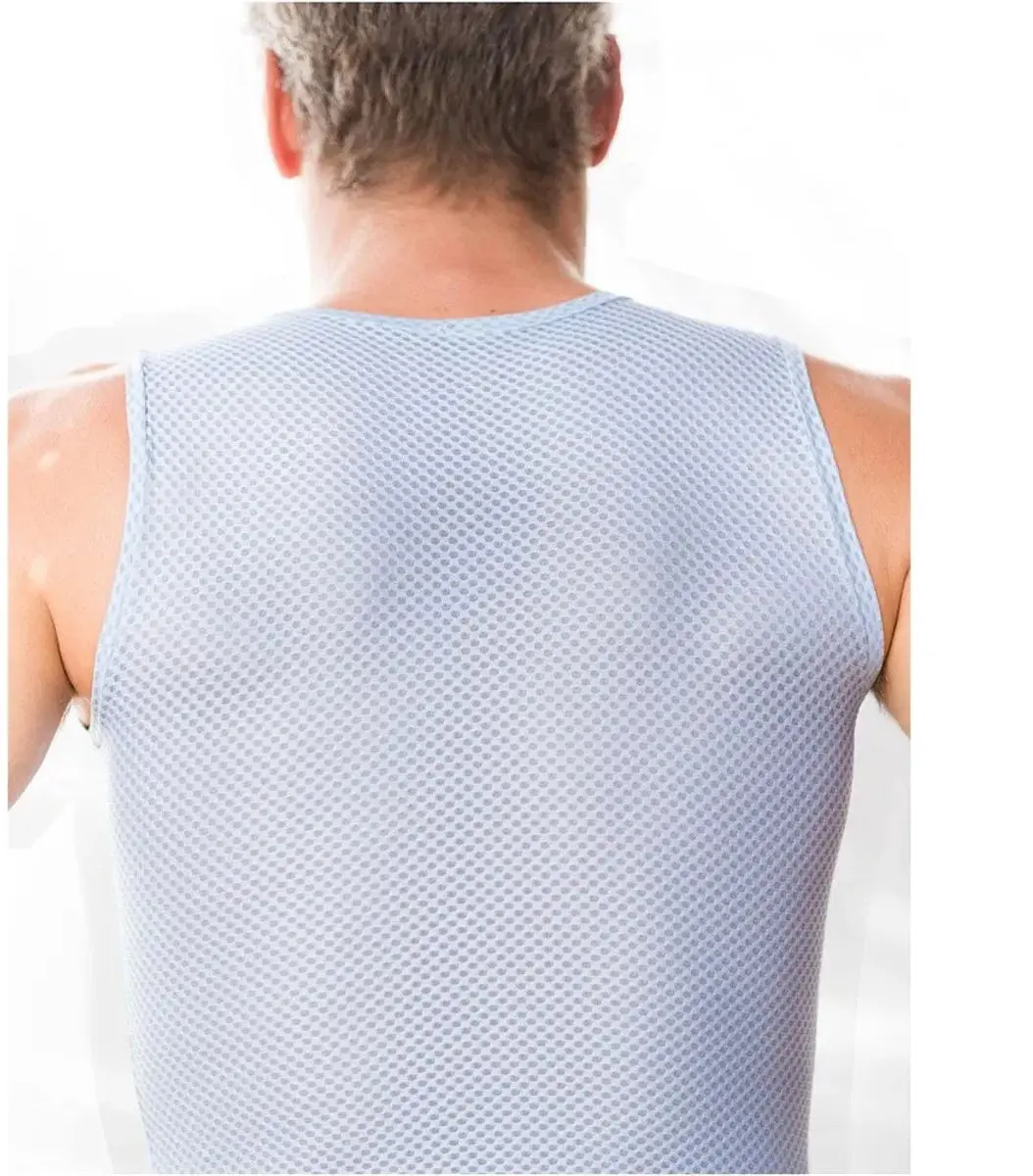 Santini Lieve Sleeveless Ondershirt Wit - XS