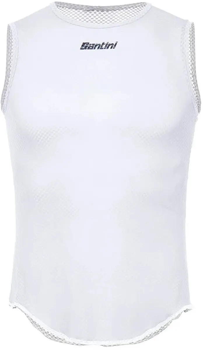 Santini Lieve Sleeveless Ondershirt Wit - XS