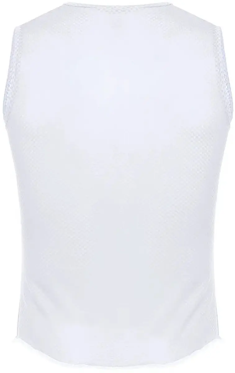 Santini Lieve Sleeveless Ondershirt Wit - XS