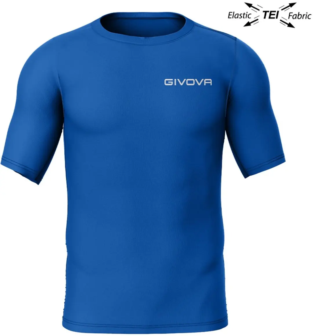 Givova Corpus 2 Heren T-shirt - XXL - Blauw - afbeelding 3 van 6