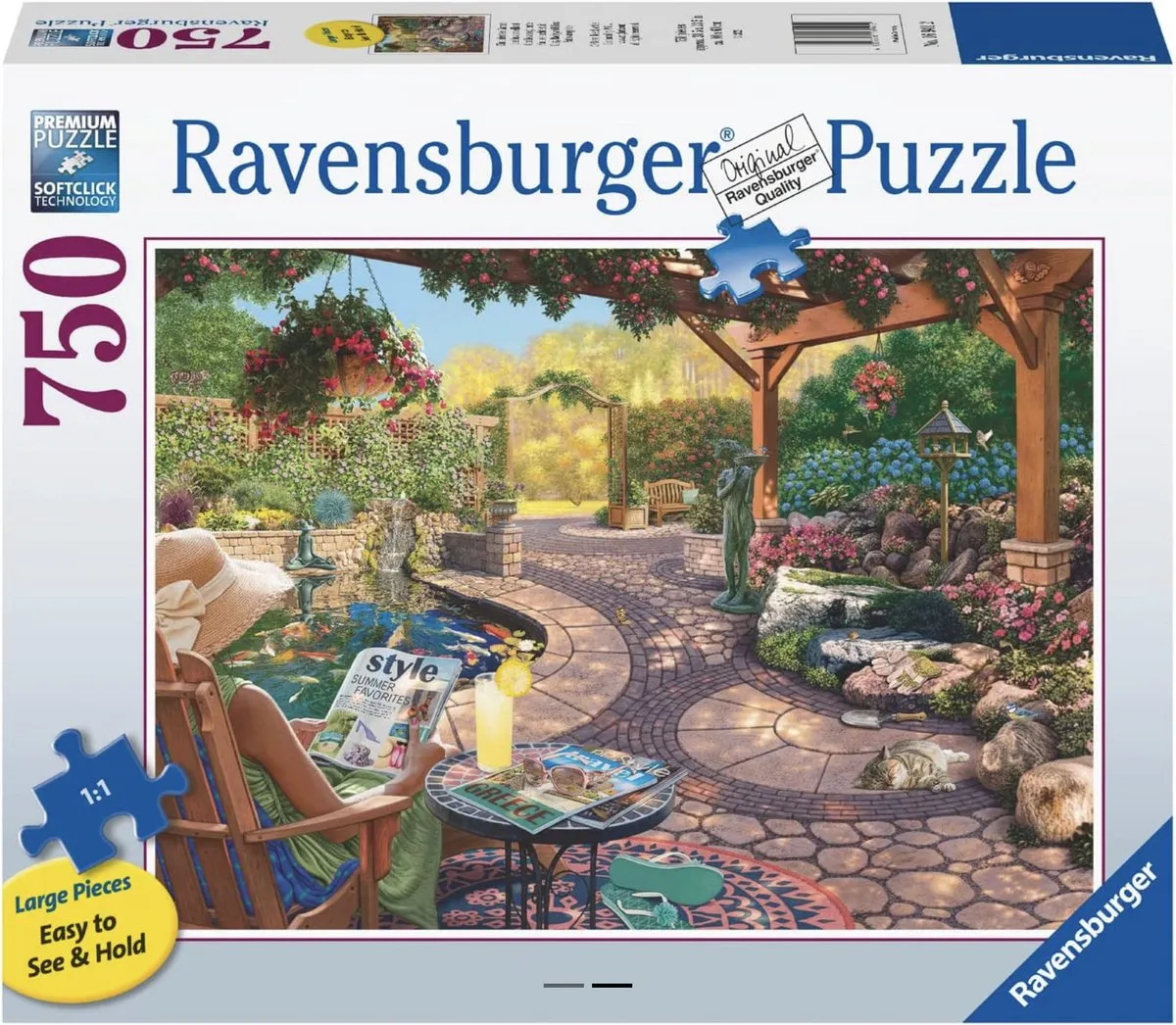 Ravensburger Cozy Backyard Bliss Contourpuzzel 750 Stuks