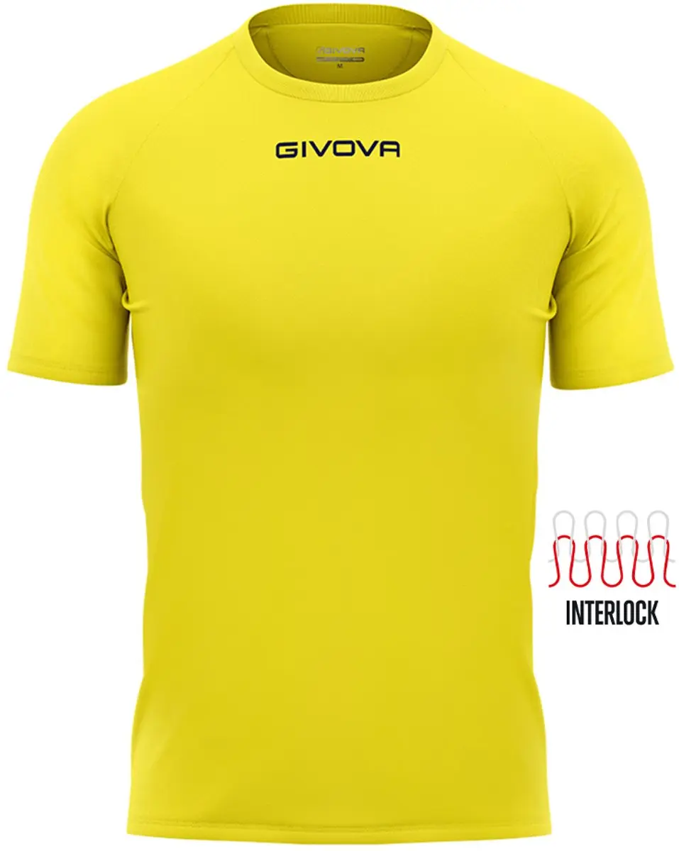 Givova Capo Sportshirt - Geel - M