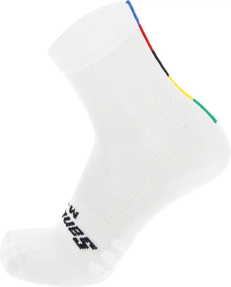 Santini Fietssokken Zomer Wit Unisex