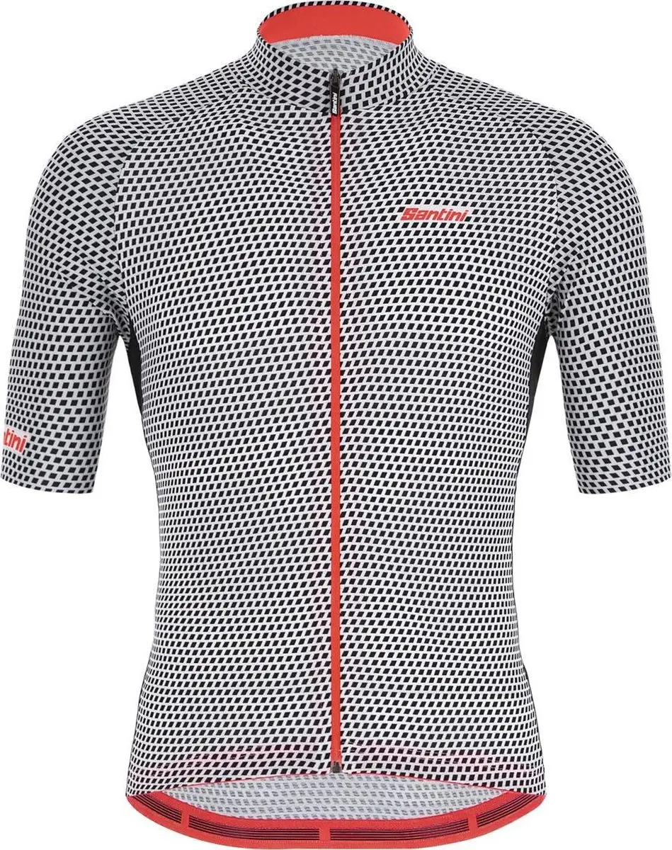 Santini Karma Kite Fietsshirt Korte mouwen - XS - Zwart