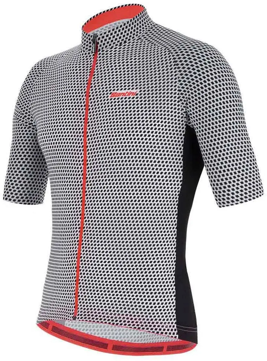 Santini Karma Kite Fietsshirt Korte mouwen - XS - Zwart