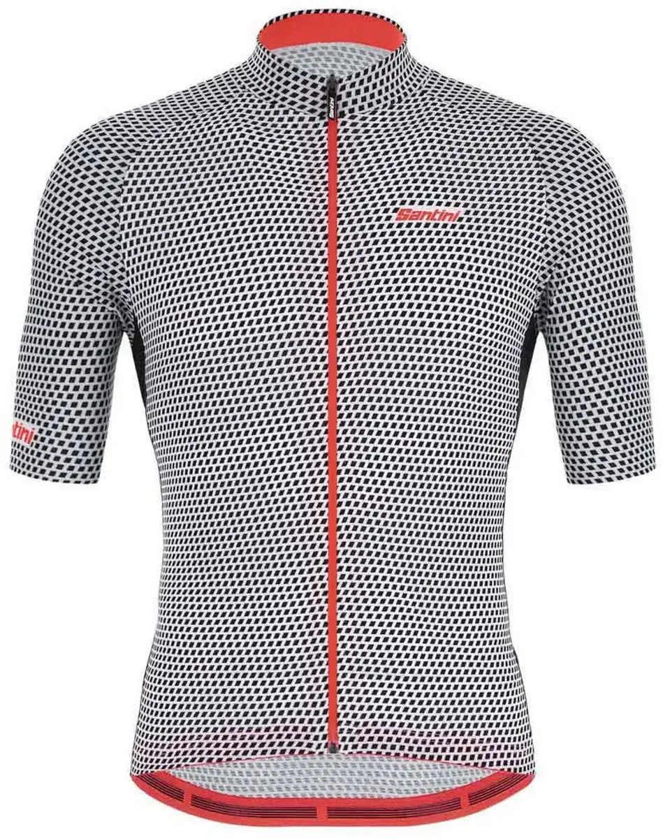Santini Karma Kite Fietsshirt Korte mouwen - XS - Zwart