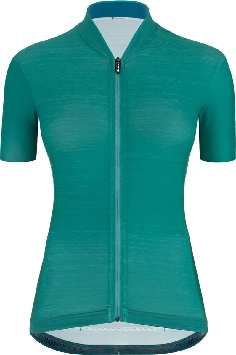 Santini Fietsshirt Korte mouwen Petrol Green - XL