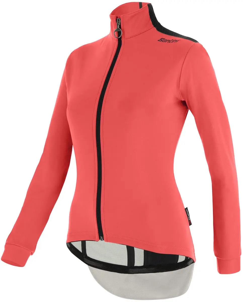 Santini Fietsjack lange mouwen Zwart Dames
