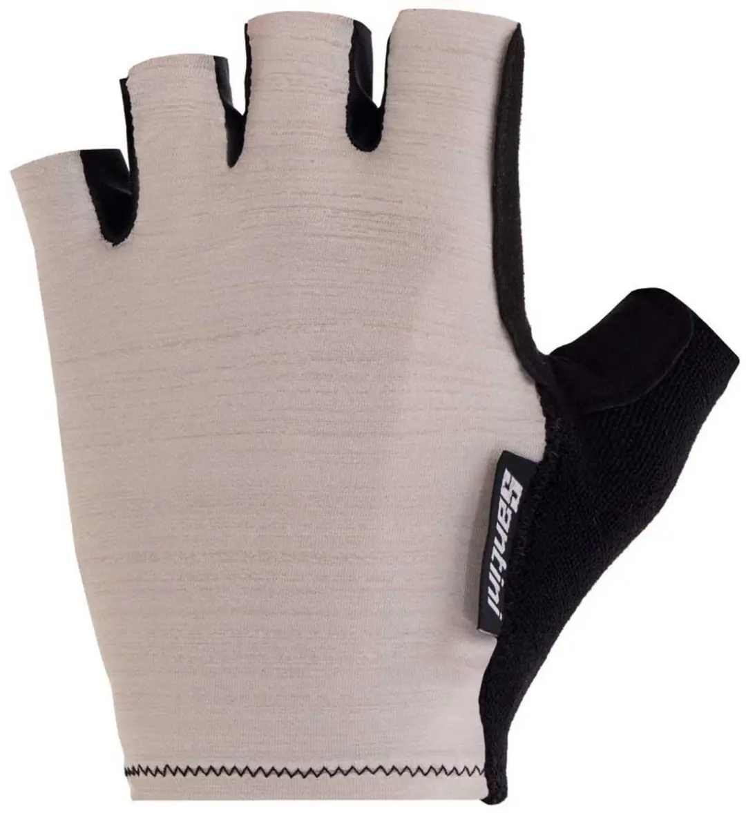Santini Tact Korte Handschoenen Beige M