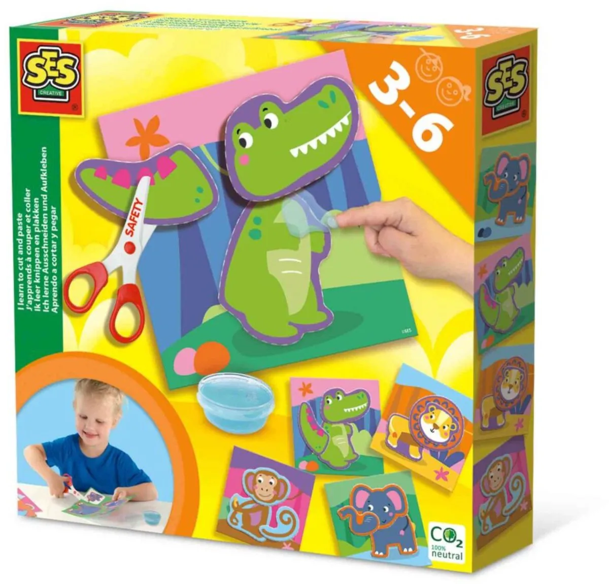 SES Creative Ik leer knippen en plakken Knutselset