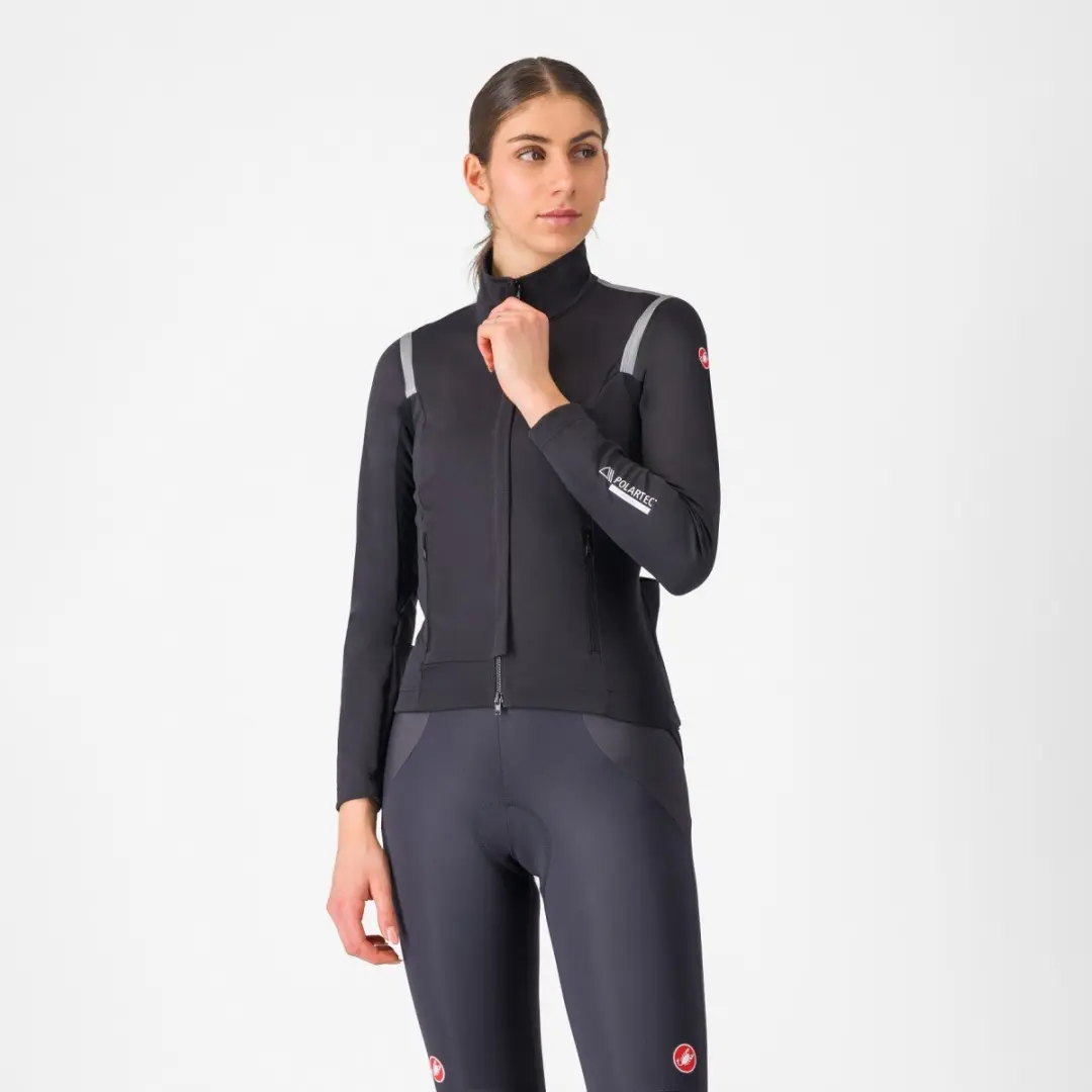Castelli Perfetto RoS 3 W Jacket - M - Light Black/Grey - afbeelding 6 van 6