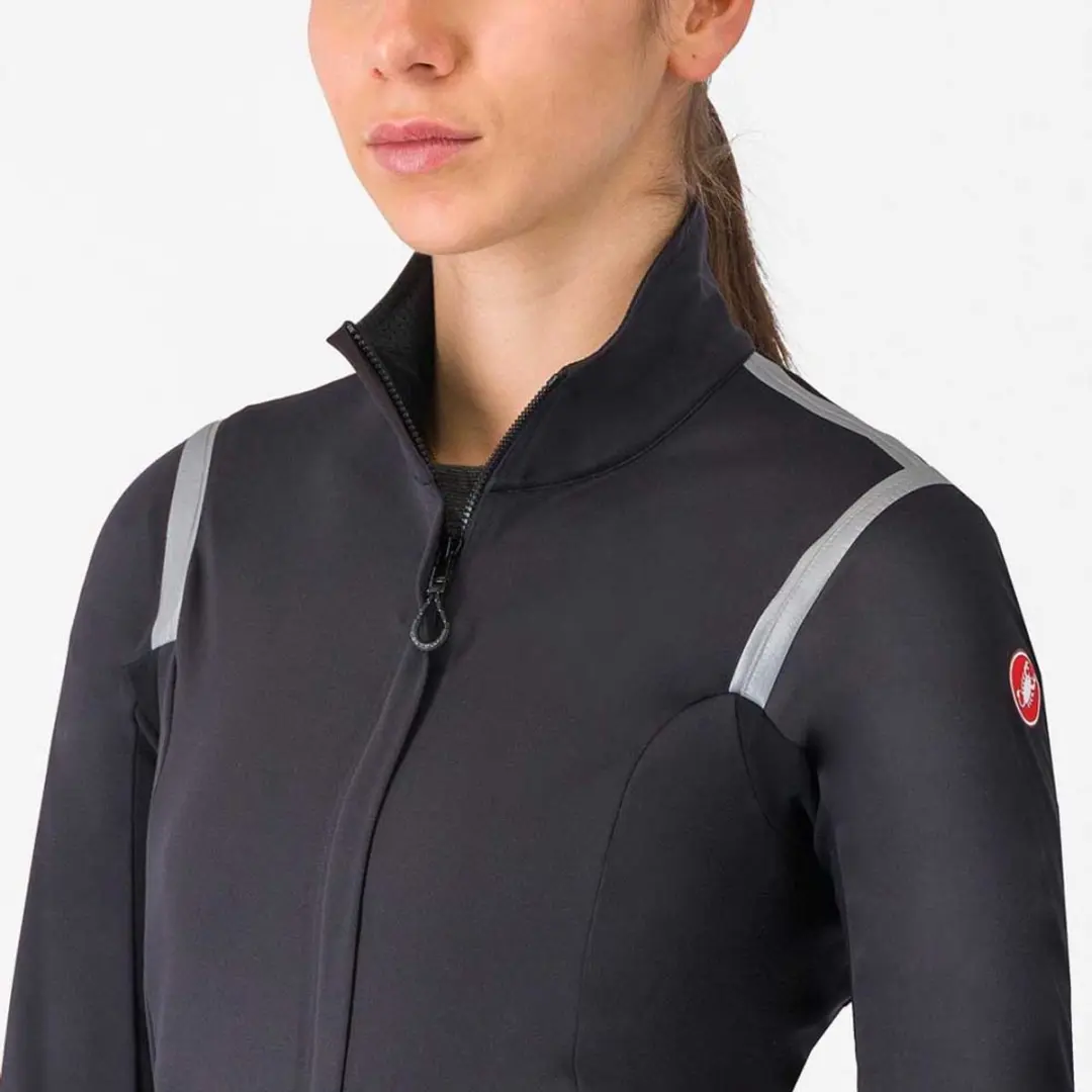 Castelli Perfetto RoS 3 W Jacket - M - Light Black/Grey