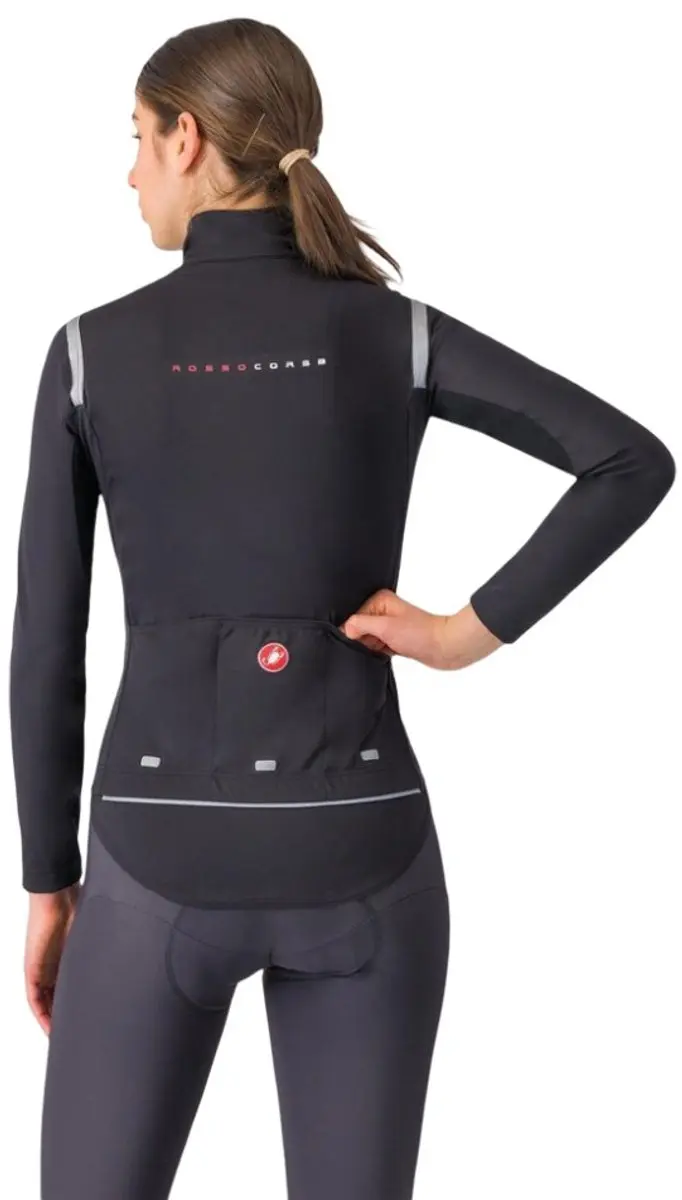 Castelli Perfetto RoS 3 W Jacket - M - Light Black/Grey