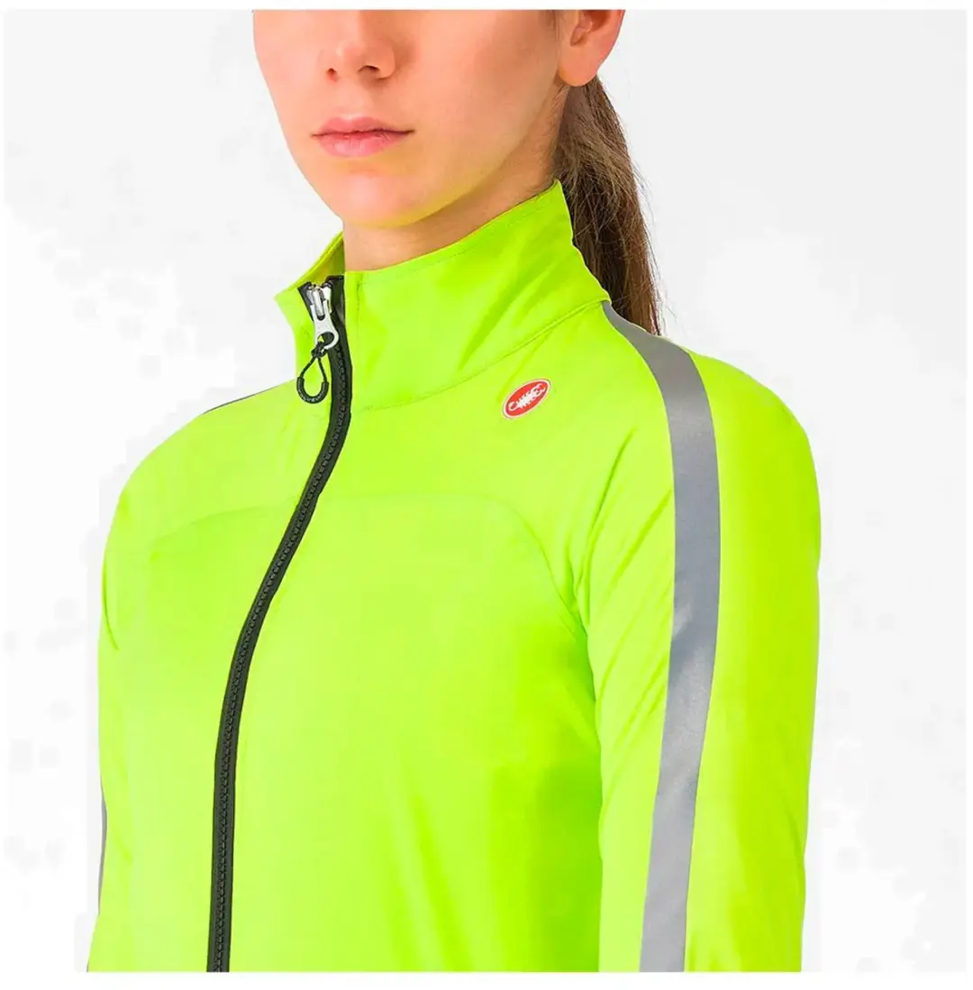 Castelli Rain Ultra Jas - M - Electric Lime