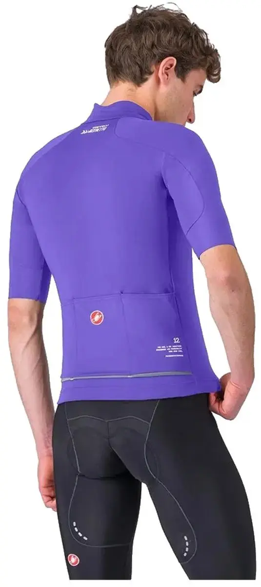 Castelli Do.di.ci Kortmouwjas M - Paars