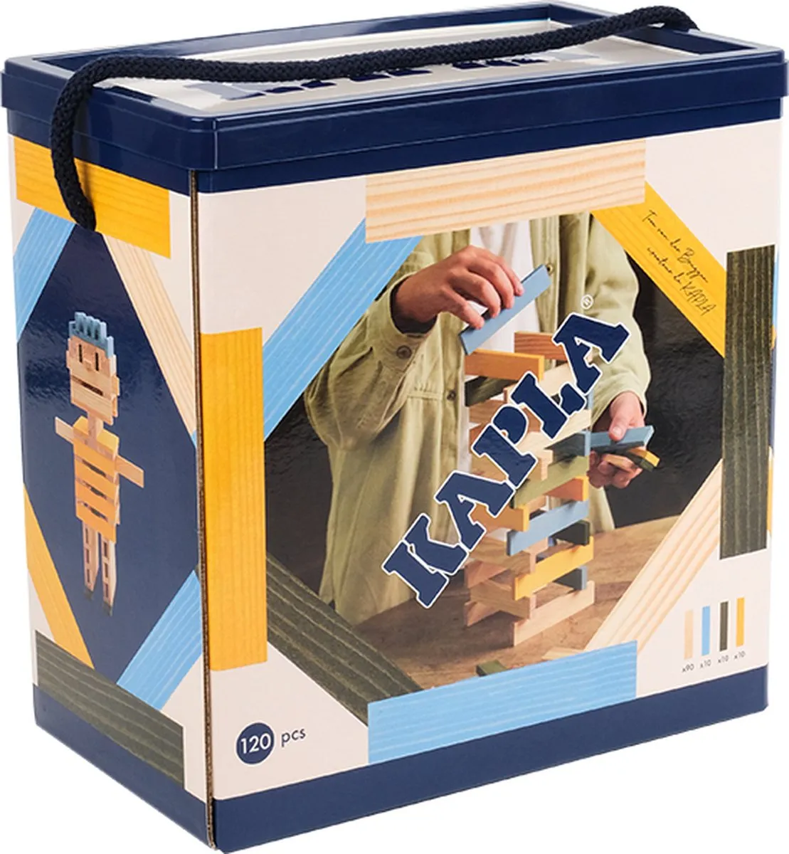 KAPLA Barrel Constructiespeelgoed 120 Stuks