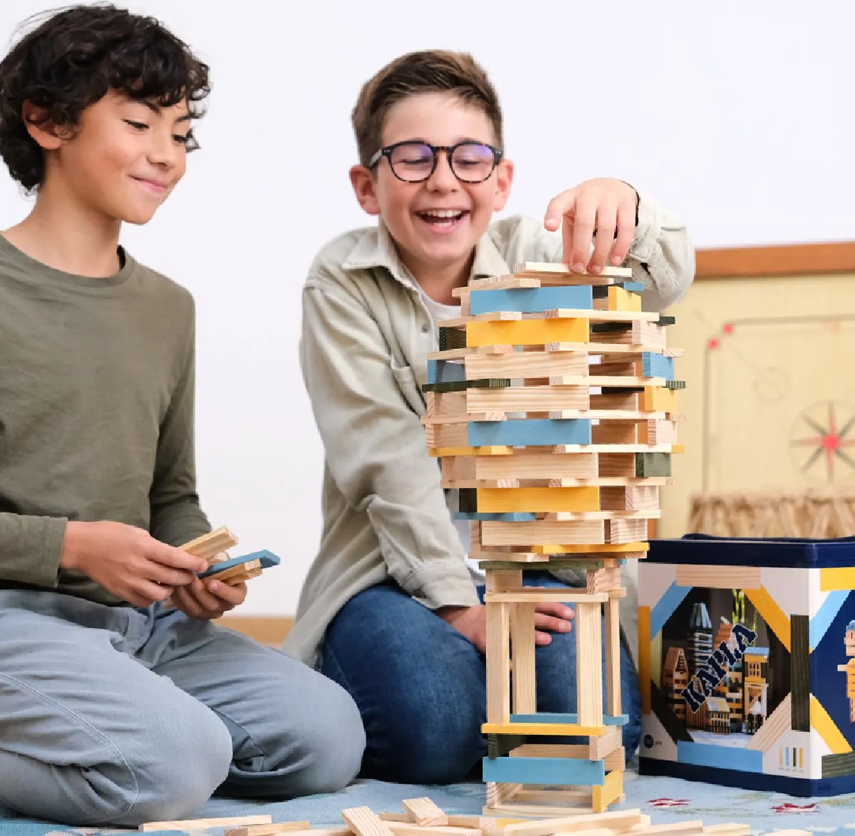 KAPLA Barrel Constructiespeelgoed 120 Stuks - Meerkleurig