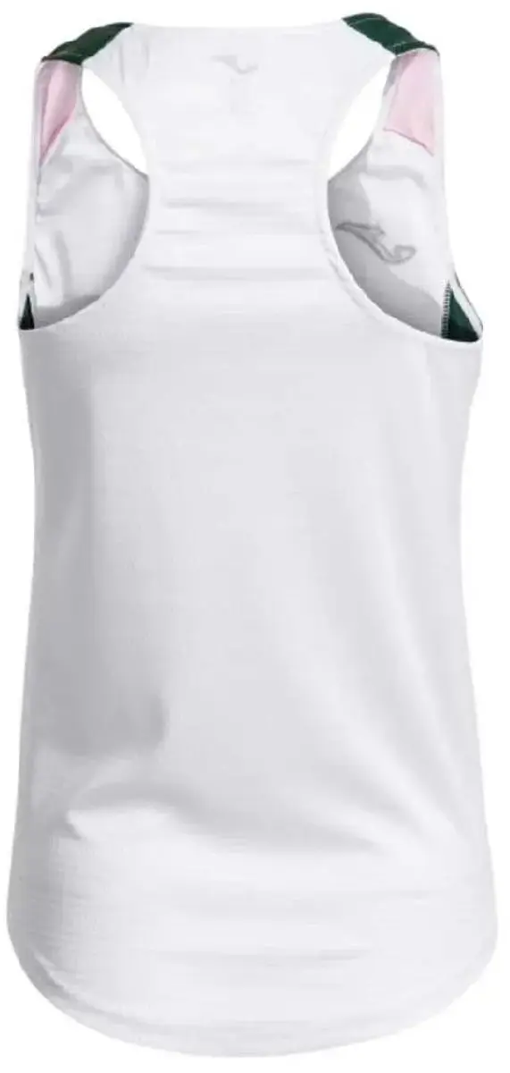 Joma Montreal Mouwloos T-shirt M - Wit/Groen - afbeelding 2 van 3