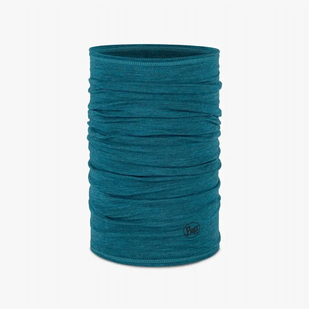 Buff Neckwear Lightweight Merino Wool - Solid Teal