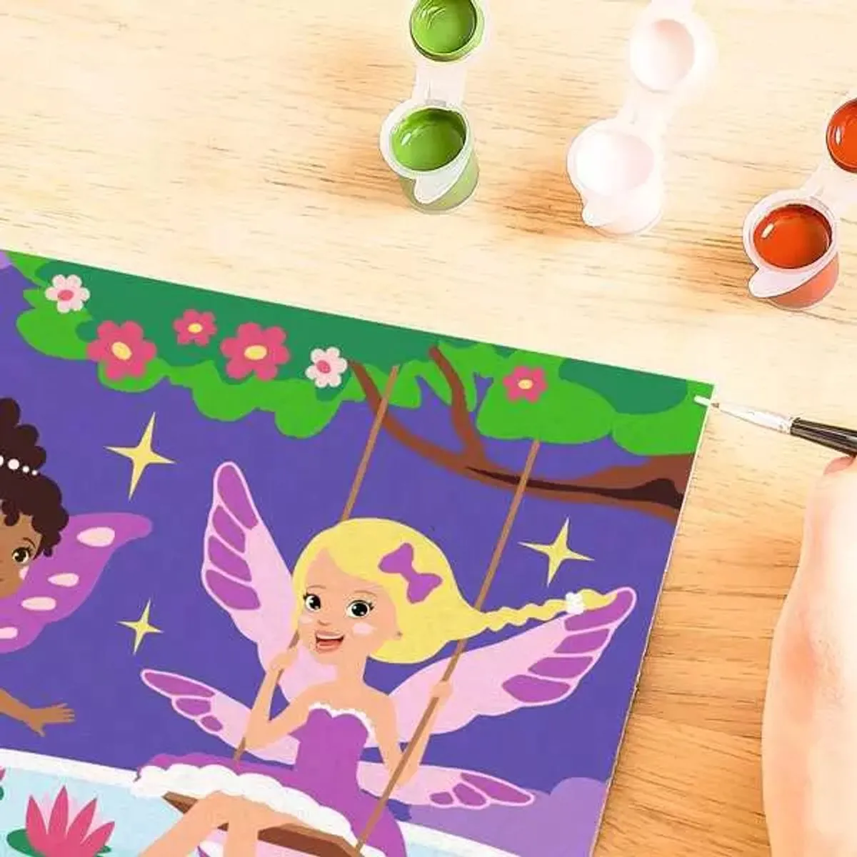 Ravensburger CreArt Adorable Fairy Friends Schilderen op Nummer - Meerkleurig
