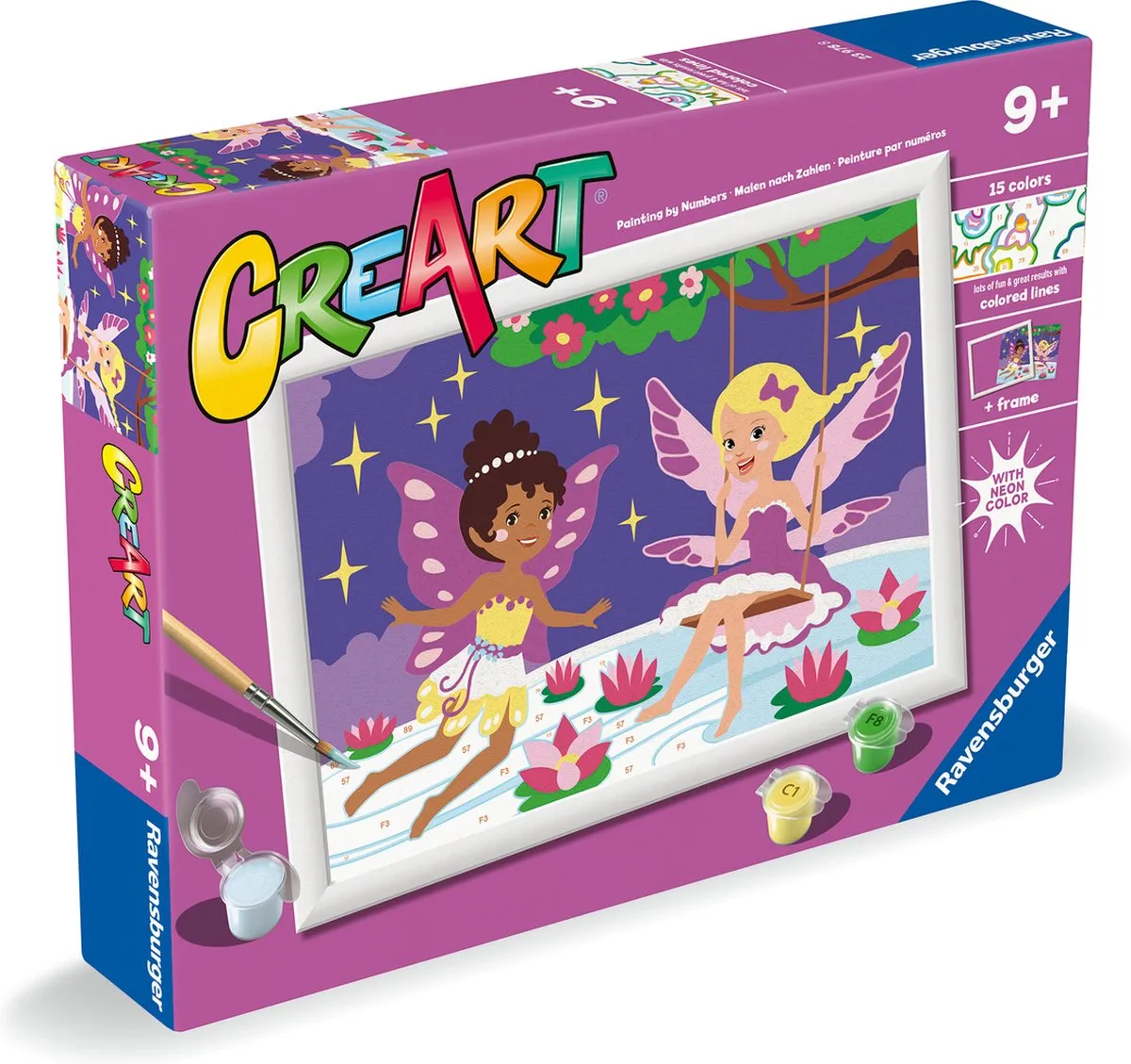 Ravensburger CreArt Adorable Fairy Friends Schilderen op Nummer