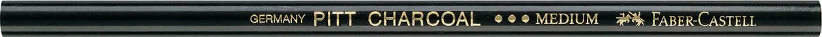 Faber-Castell Pitt Monochrome Houtskoolpotlood - 3 Stuks