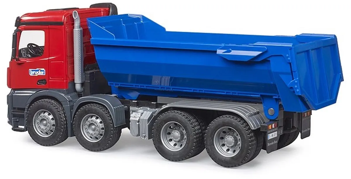 Bruder Mercedes Arocs Kipper - Blauw