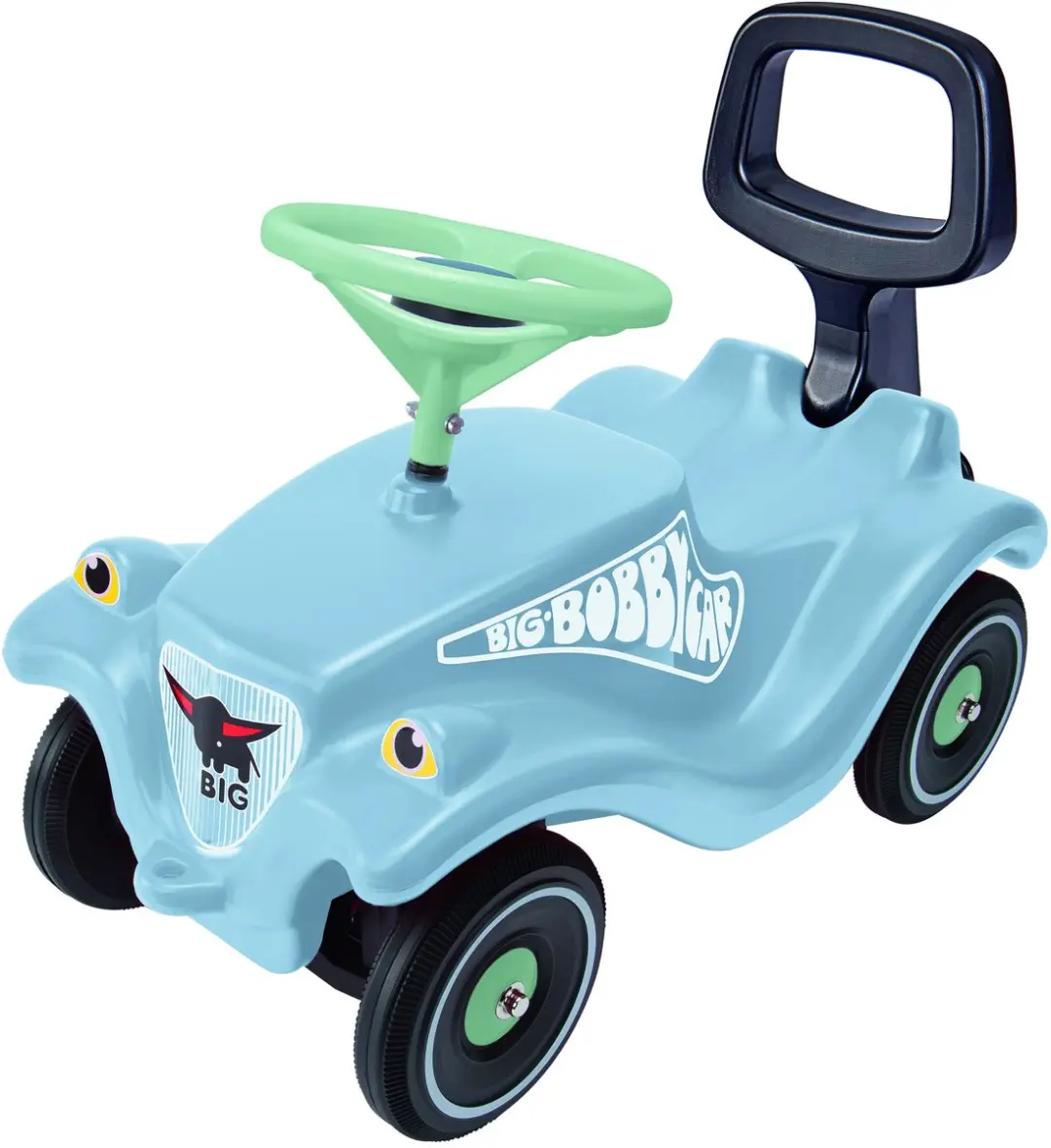 Big Blue Bobby Car Klassieke loopauto