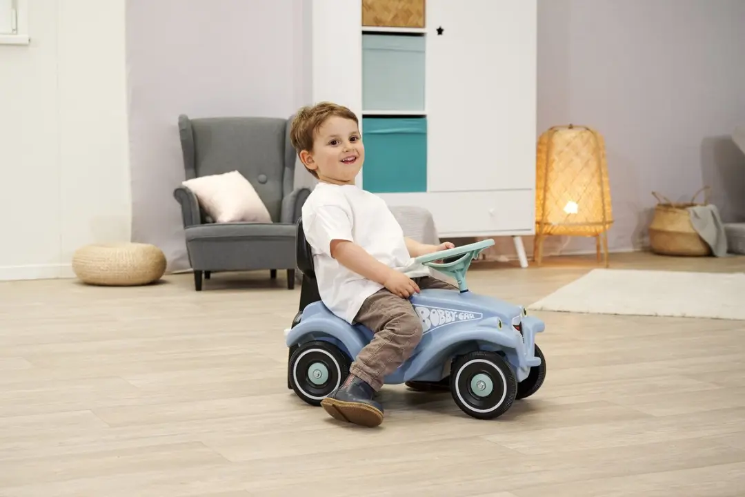 BIG Big Blue Bobby Car Klassieke Loopauto - Meerkleurig - afbeelding 4 van 6