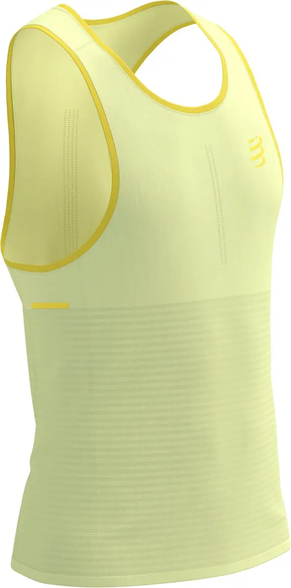 Compressport Pro Racing Singlet M - Elf Yellow - afbeelding 6 van 6