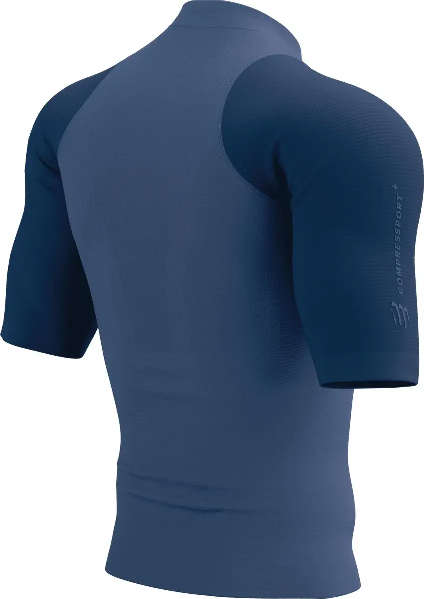 Compressport Trail Racing Postural SS Top - M - Indigo/Blues - afbeelding 4 van 6
