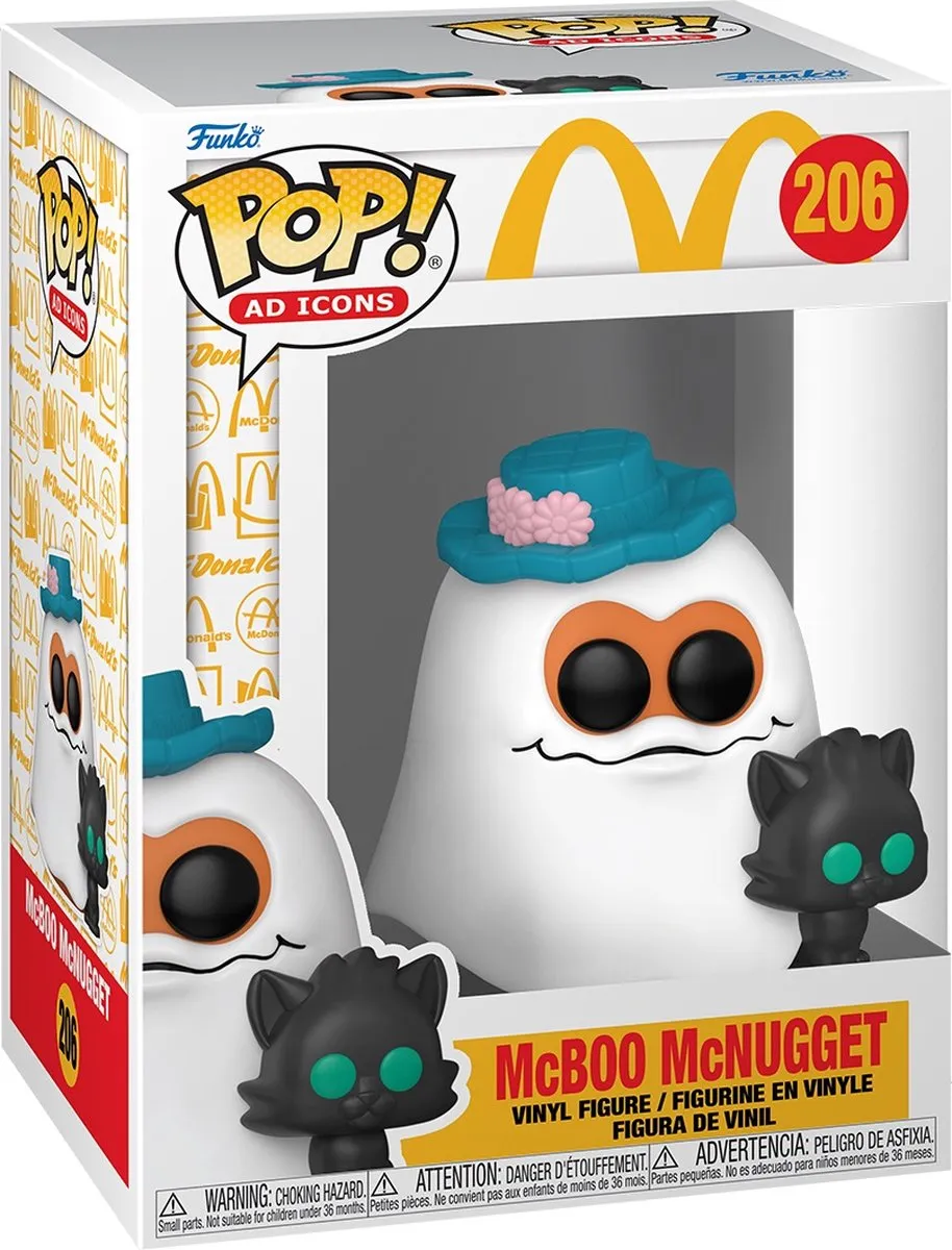 Funko Pop! Ad Icons McDonald's McBoo McNugget 74066 - Veelkleurig