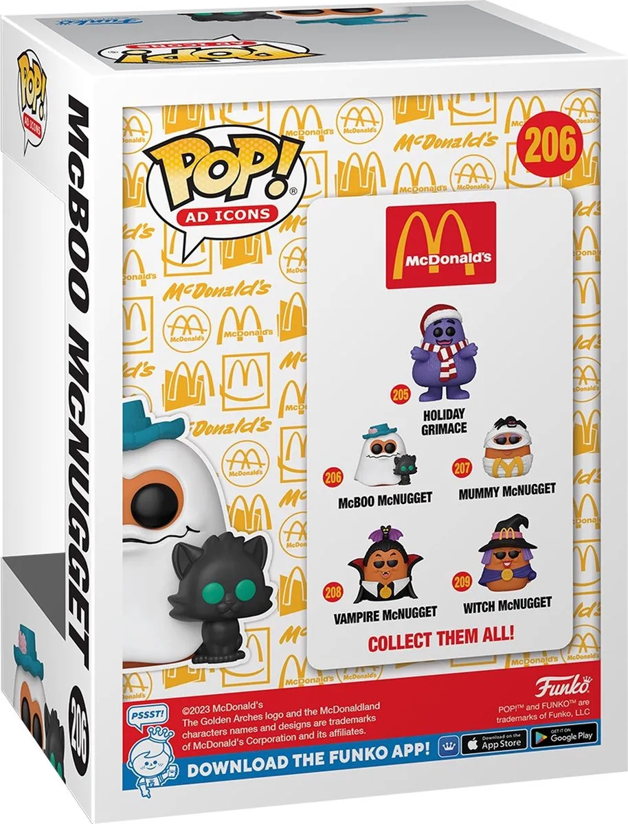 Funko Pop! Ad Icons McDonald's McBoo McNugget 74066 - Veelkleurig