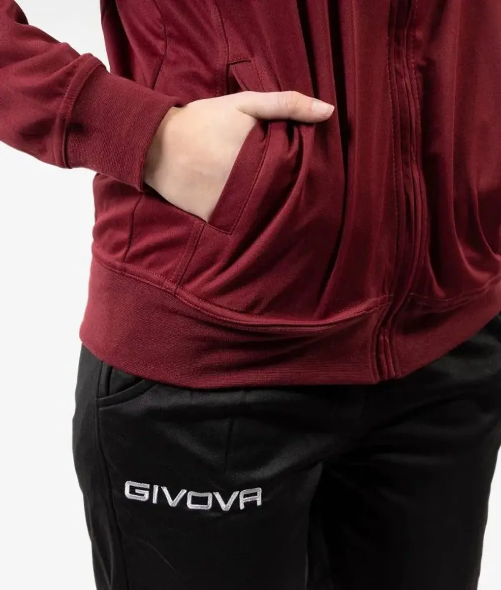 Givova Tuta One Full Zip Sportpak - Rood XXL