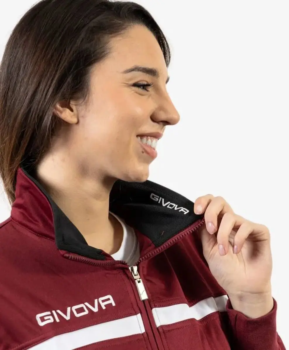 Givova Tuta One Full Zip Sportpak - Rood XXL