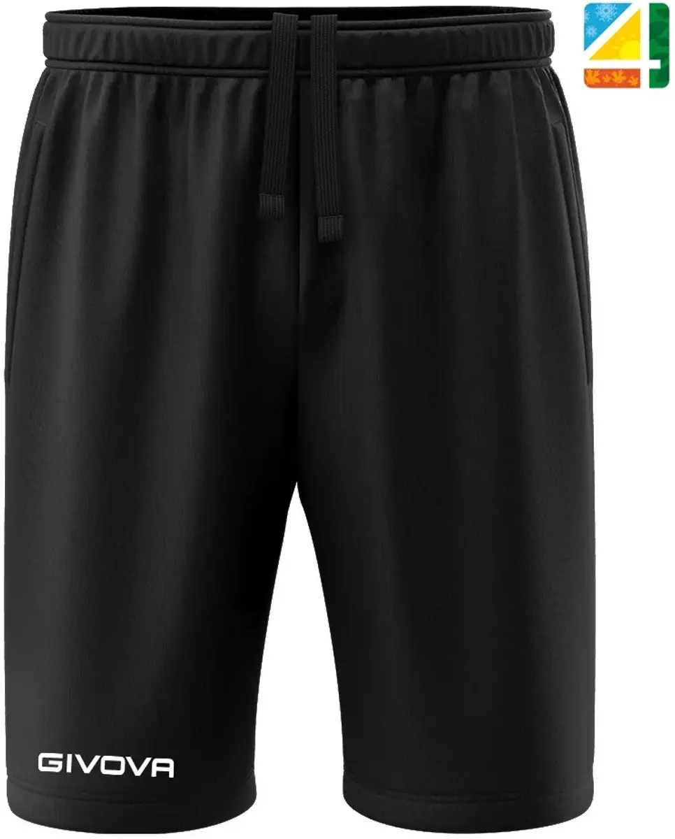 Givova Friend Sportbermudashort - Zwart M - afbeelding 3 van 3