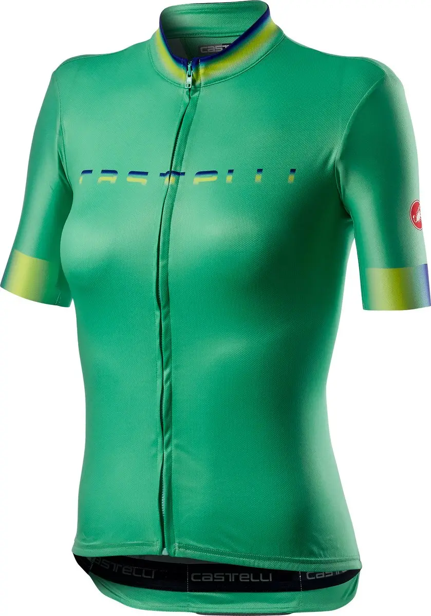 Castelli Fietsshirt korte mouwen Dames Groen