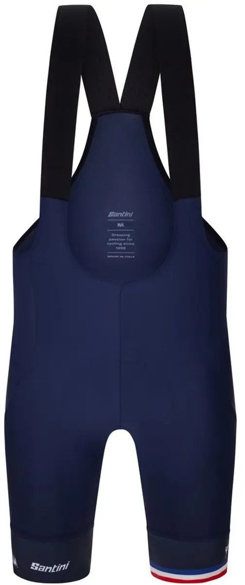 Santini Maillot Jaune Hautacam 2025 Fietsbroek Blauw S Man