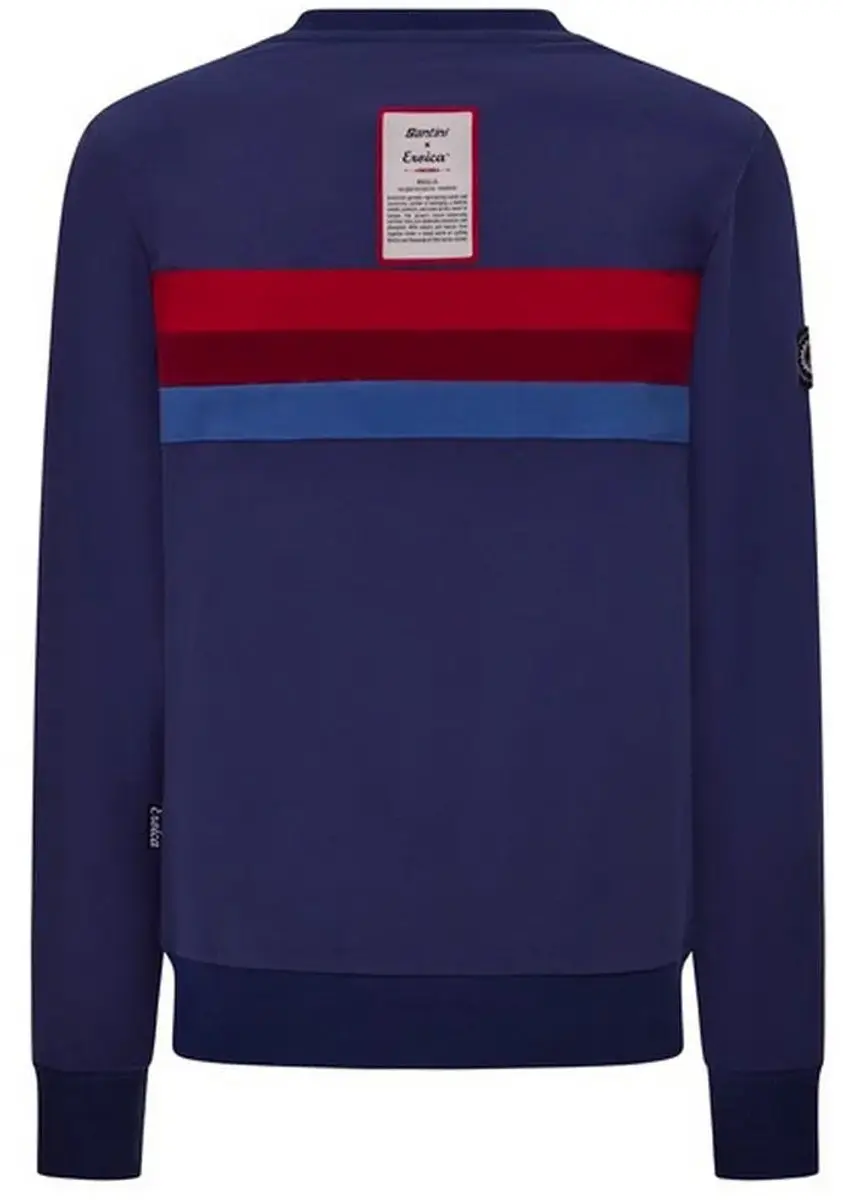 Santini Eroica Timo Sweatshirt Blauw XL