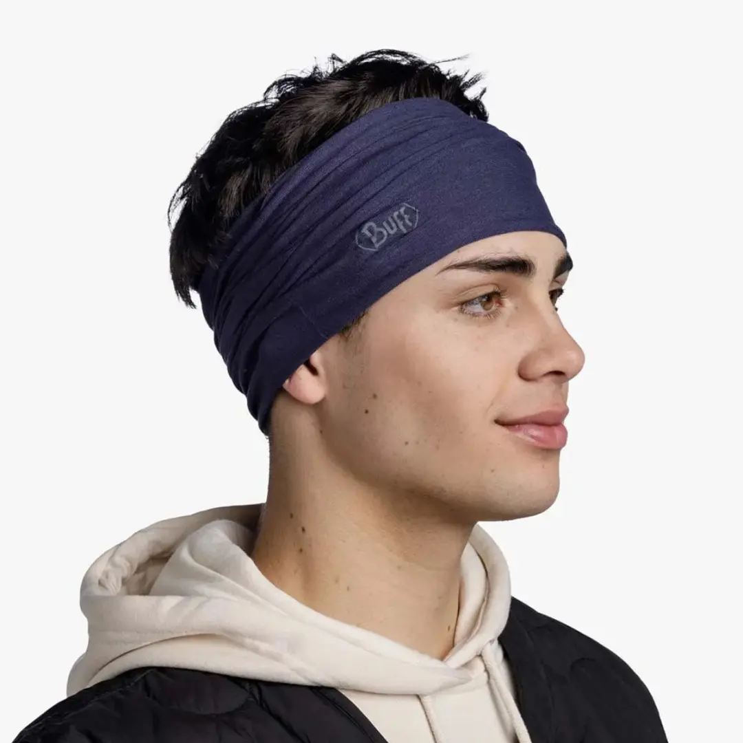 Buff Original EcoStretch Nekwarmer SOLID NIGHT BLUE