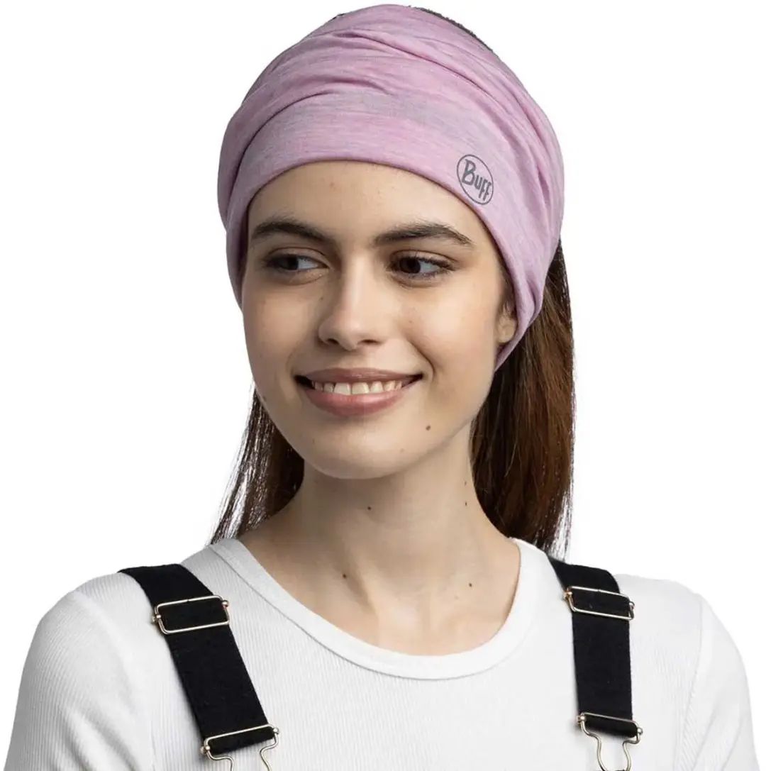 Buff Merino Lightweight Nekwarmer Solid Pansy - Paars