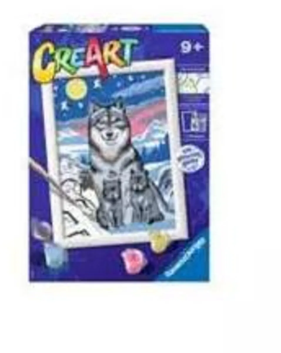 Ravensburger CreArt Wonderful Wolf Family Schilderen op nummer - Multicolor