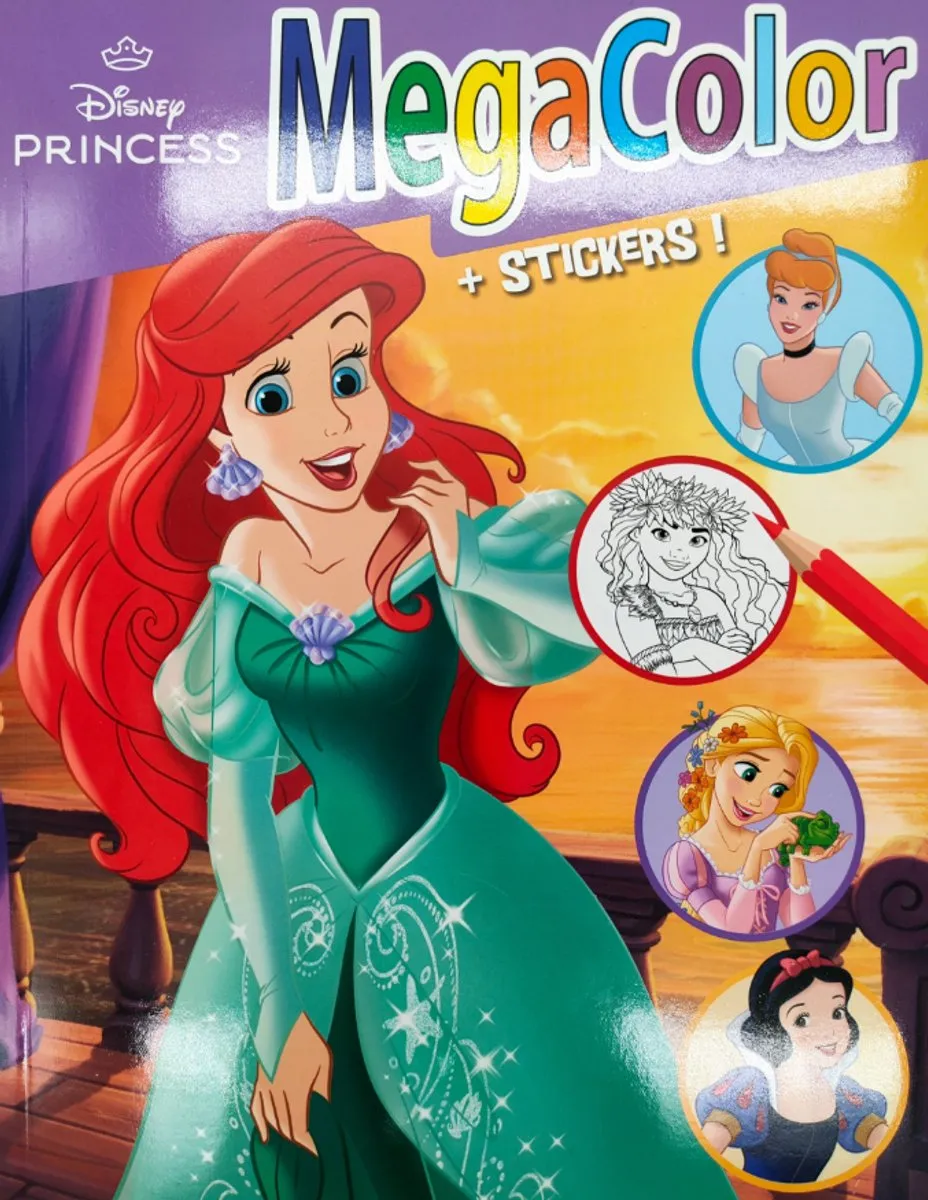 Disney Princess Megacolor Aurora Kleurboek