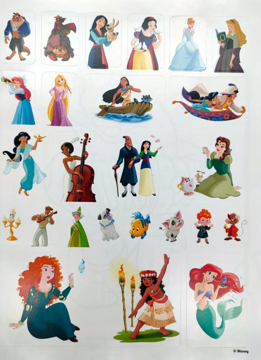 Disney Princess Megacolor Aurora Kleurboek - 125 Platen - Paars - afbeelding 6 van 6