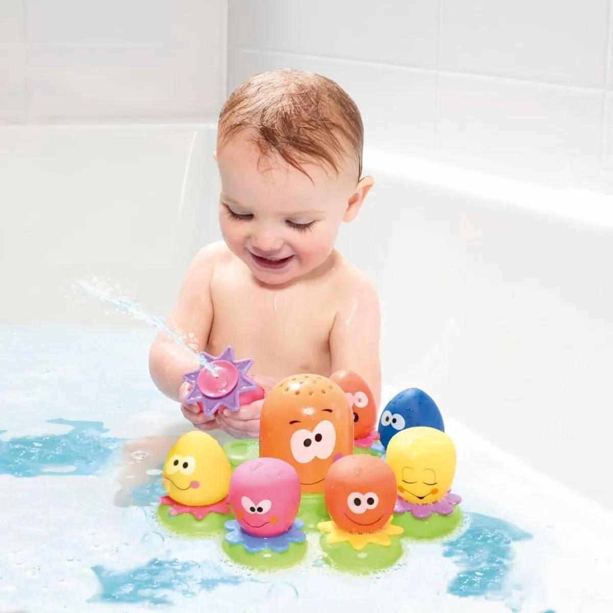 Tomy Octopus Familie Badspeelgoed - Multicolour