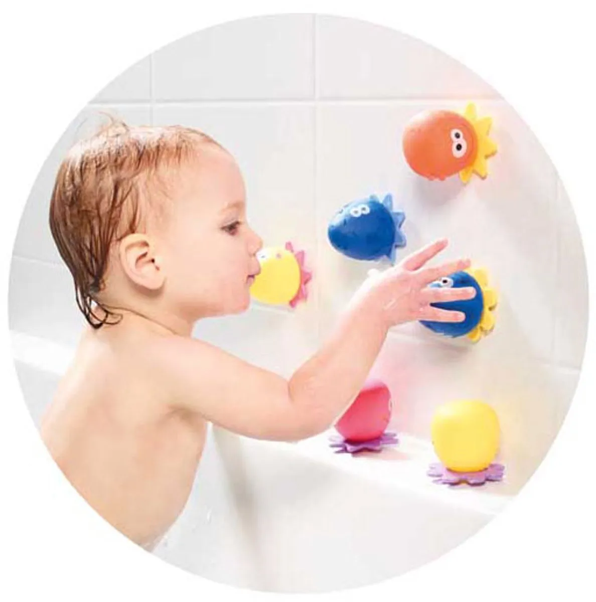 Tomy Octopus Familie Badspeelgoed - Multicolour - afbeelding 6 van 6