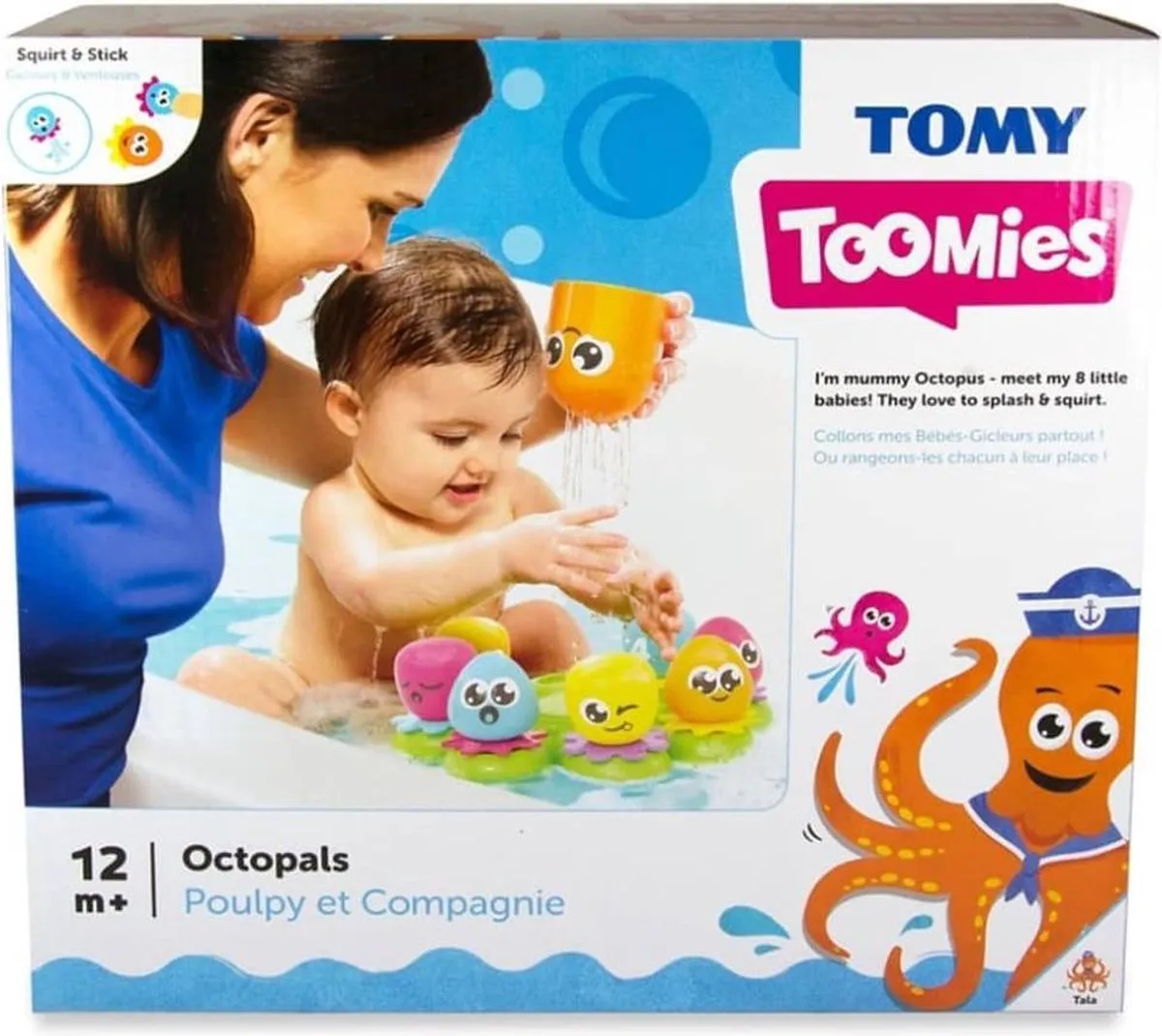 Tomy Octopus Familie Badspeelgoed - Multicolour