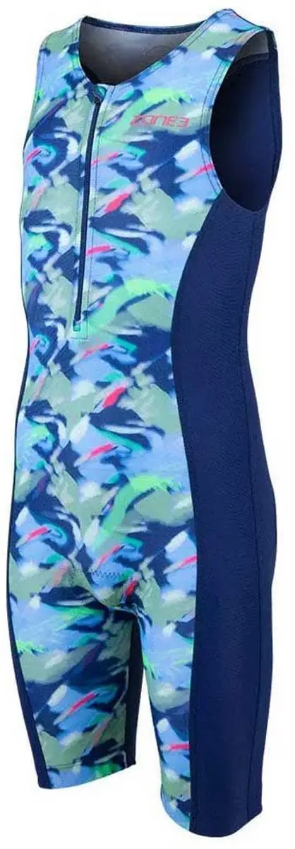 Zone3 Tri Adventure Mouwloos Triatlonpak 10-12 jaar - Navy