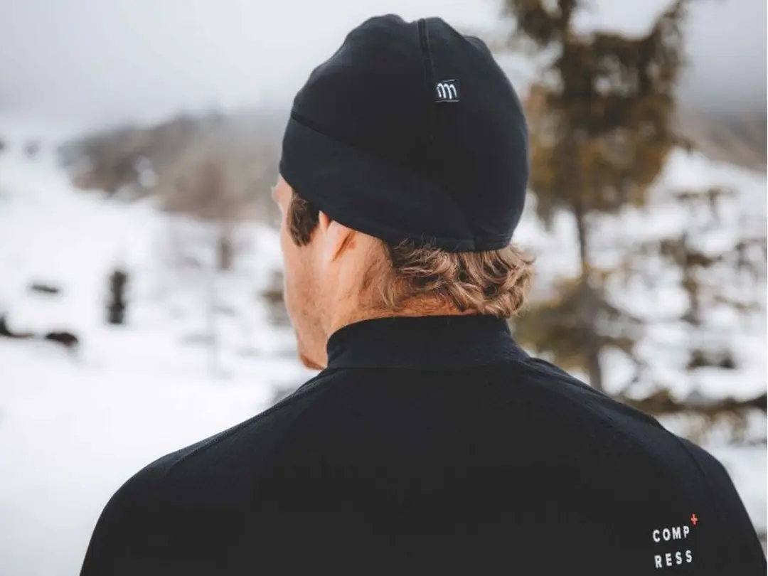 Compressport Hurricane Beanie - One Size - Zwart - afbeelding 6 van 6